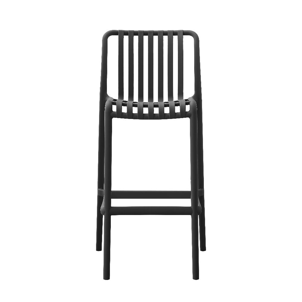 Bertioga Black Outdoor Barstool