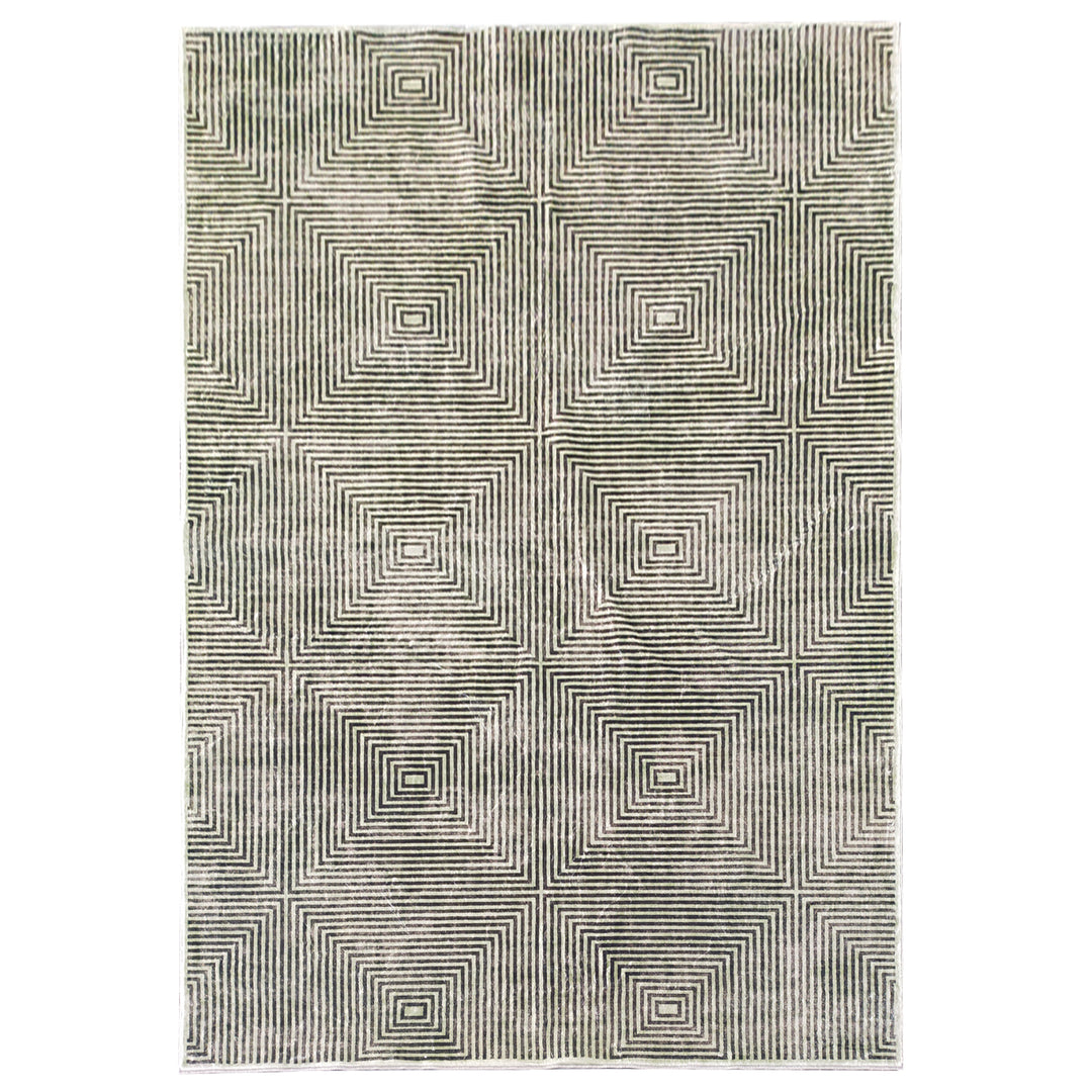 Pam Green Machine Washable Rug