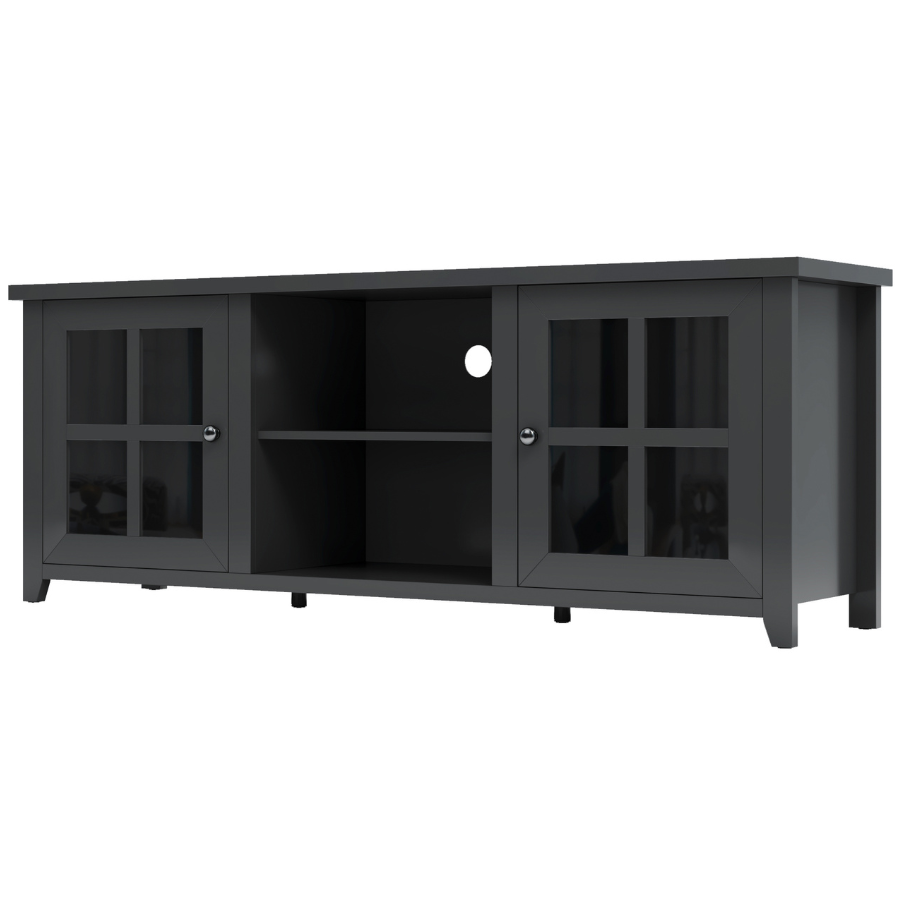 Pembroke Black 165cm Entertainment TV Unit