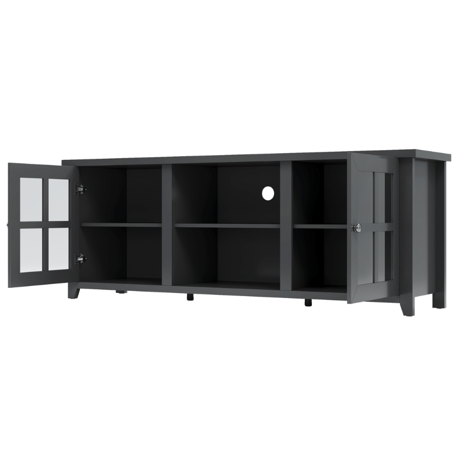 Pembroke Black 165cm Entertainment TV Unit