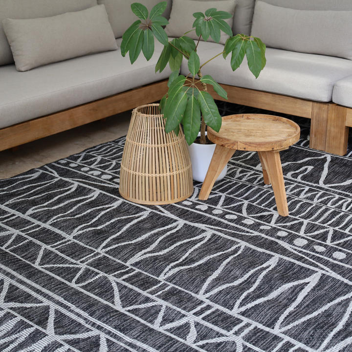 Perla Tribal Polypropylene Outdoor Large Rug - Fab Habitat , Outdoor Rugs, [product_size],