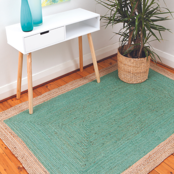 Phoenix Sea Green Area Indoor Rug