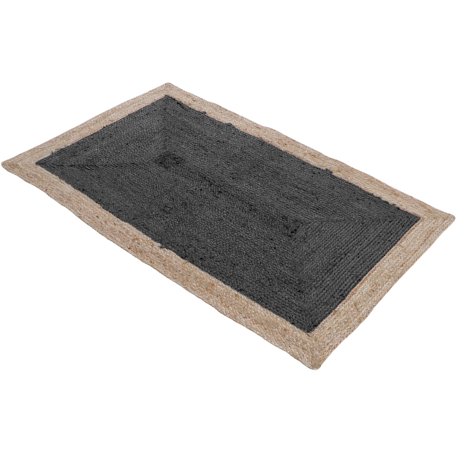 Phoenix Deep Grey Jute Area Rug