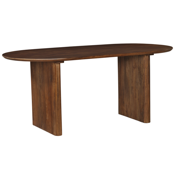 Purva Walnut Finish 190cm Dining Table