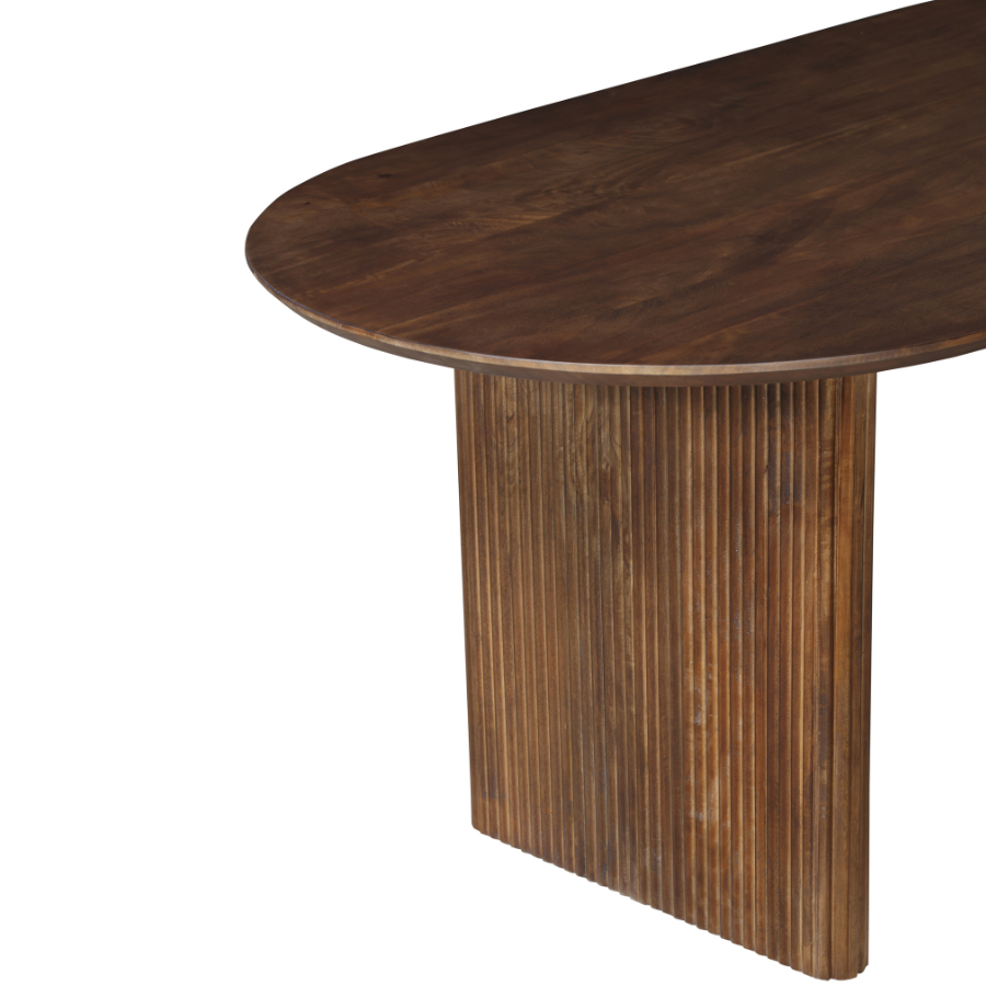 Purva Walnut Finish 190cm Dining Table