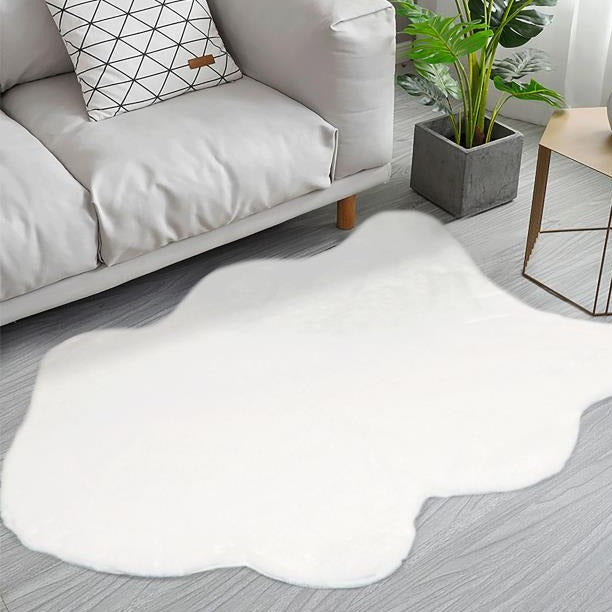 Soft Faux Rabbit Fur Rug - 90CM X 120CM