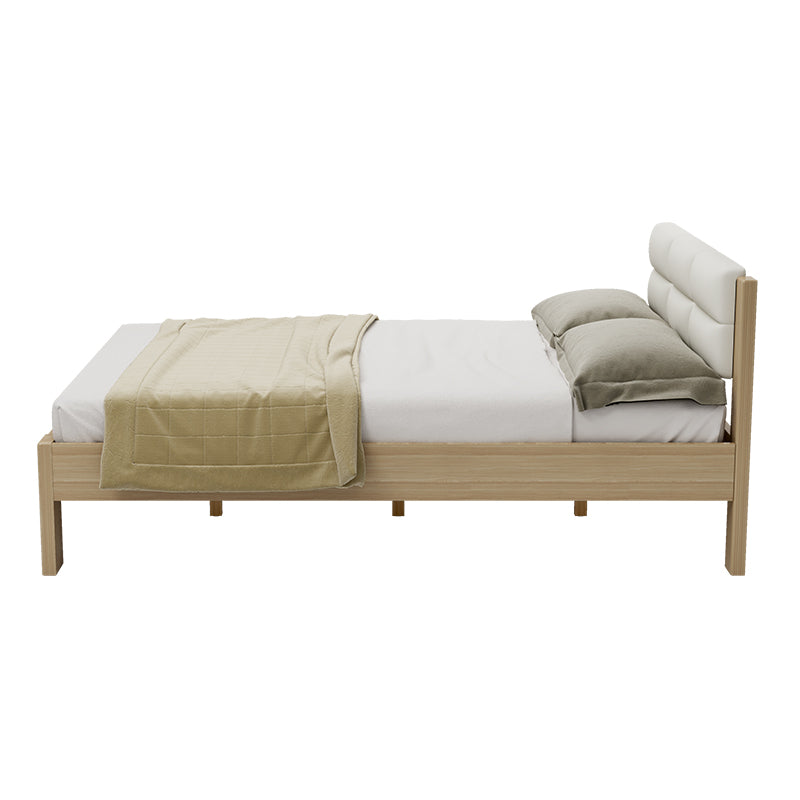 Raka Beige and Natural Queen Bed