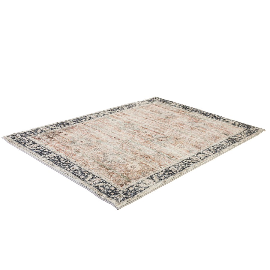 Rann Multicolour Traditional Distressed Rug