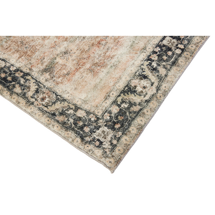 Rann Multicolour Traditional Distressed Rug