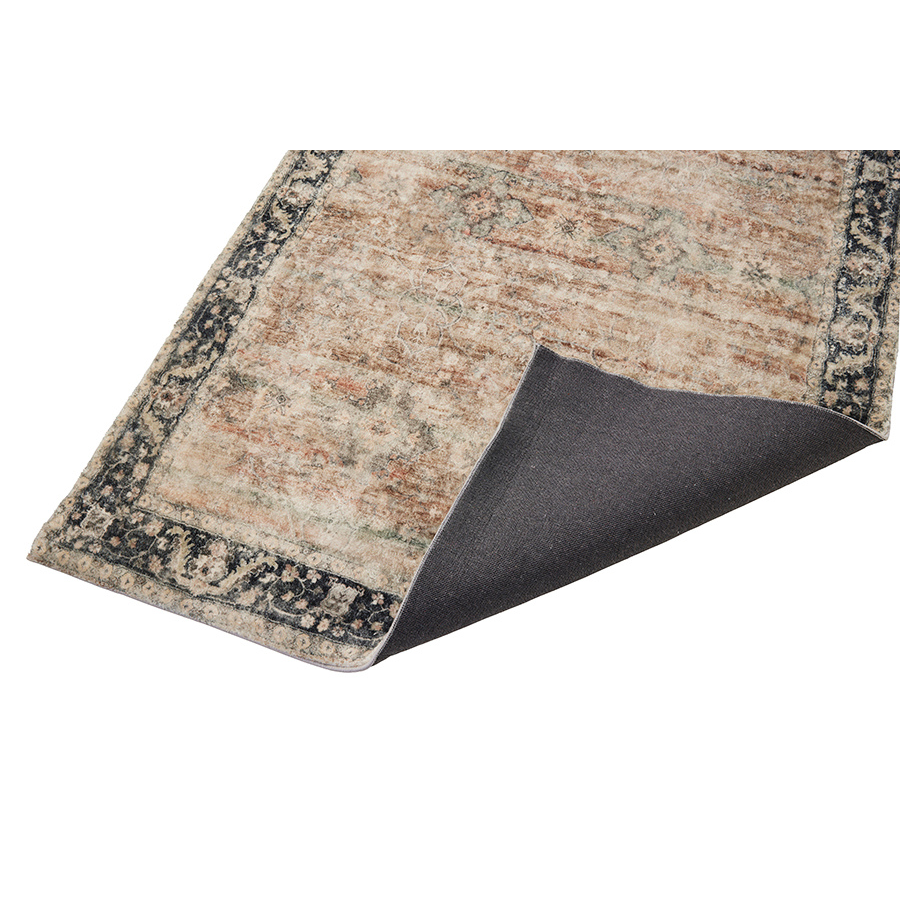 Rann Multicolour Traditional Distressed Rug