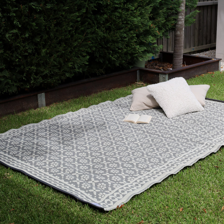 Ronda Grey Foldable Waterproof Large Camping Mat - 270x360 CM