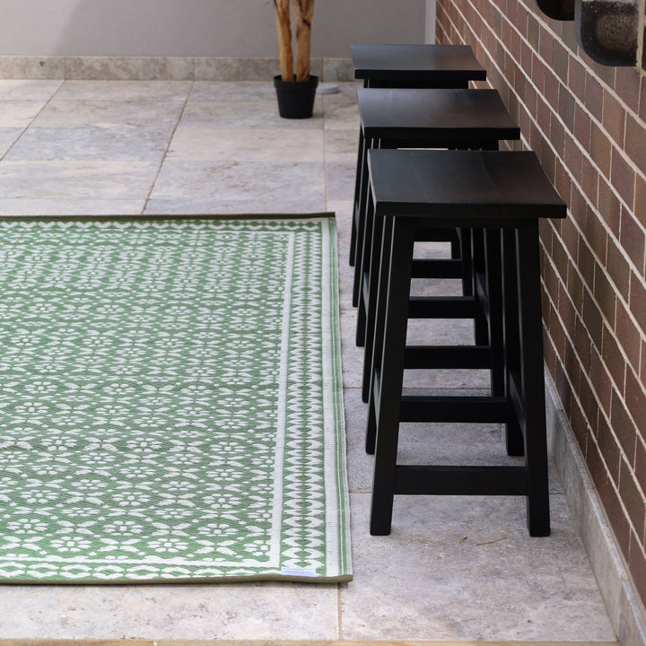 Ronda Sage Recycled Plastic Outdoor Rug