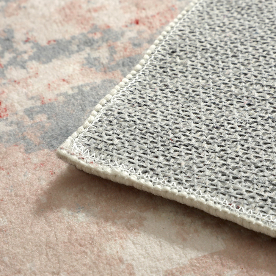 Roorkee Modern Distressed Machine Washable Rug