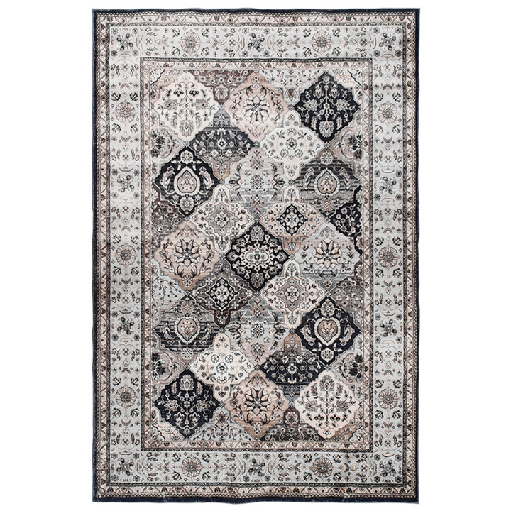 Shilloi Multicolour Washable Carpet Rug