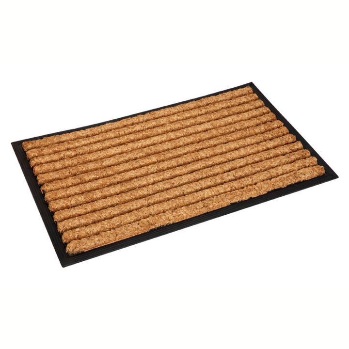 Stripes Rubber Bordered Coir Doormat