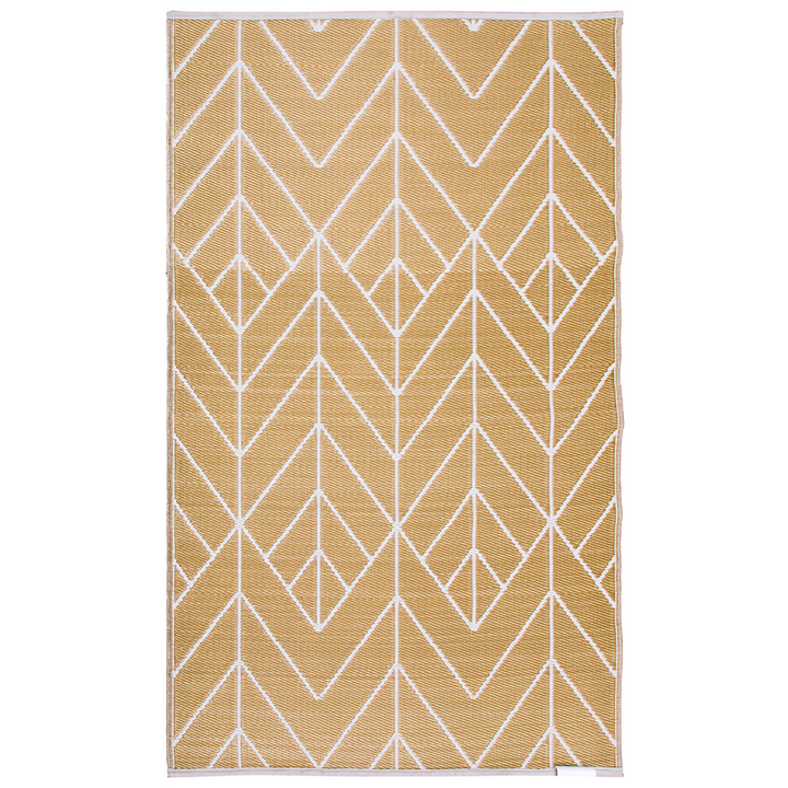 Sydney Gold and Cream Modern Area Rug