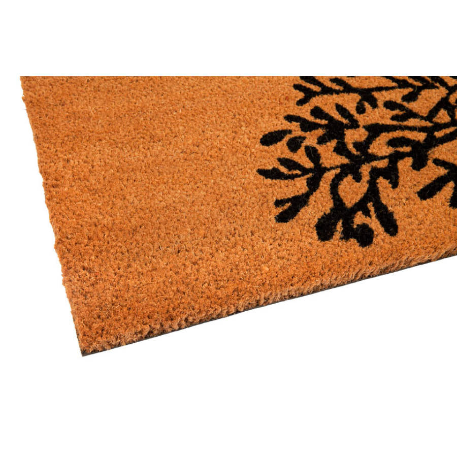 Tree Of Life PVC Backed Long Door Mat For Double Doors