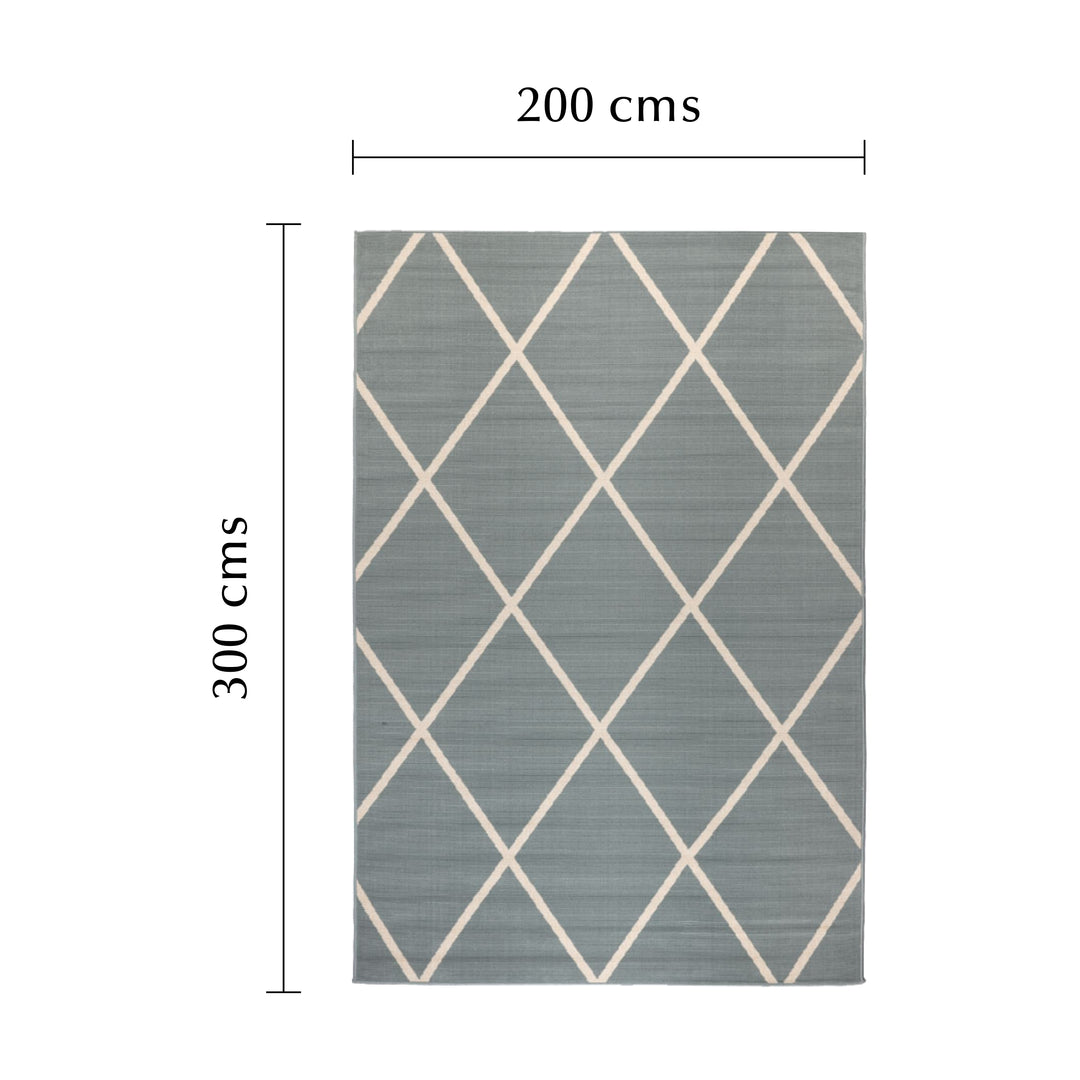 Tucson Aqua Green Polypropylene Large Outdoor Rug