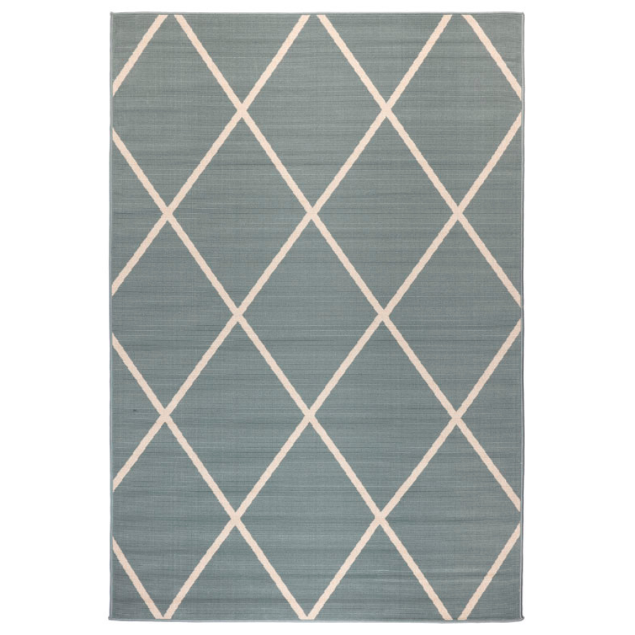 Tucson Aqua Green Polypropylene Large Outdoor Rug