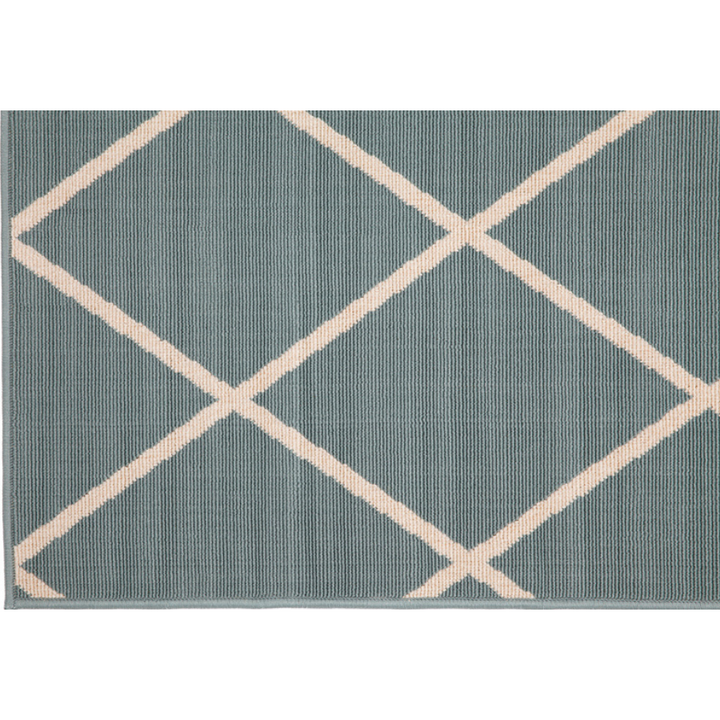 Tucson Aqua Green Polypropylene Large Outdoor Rug