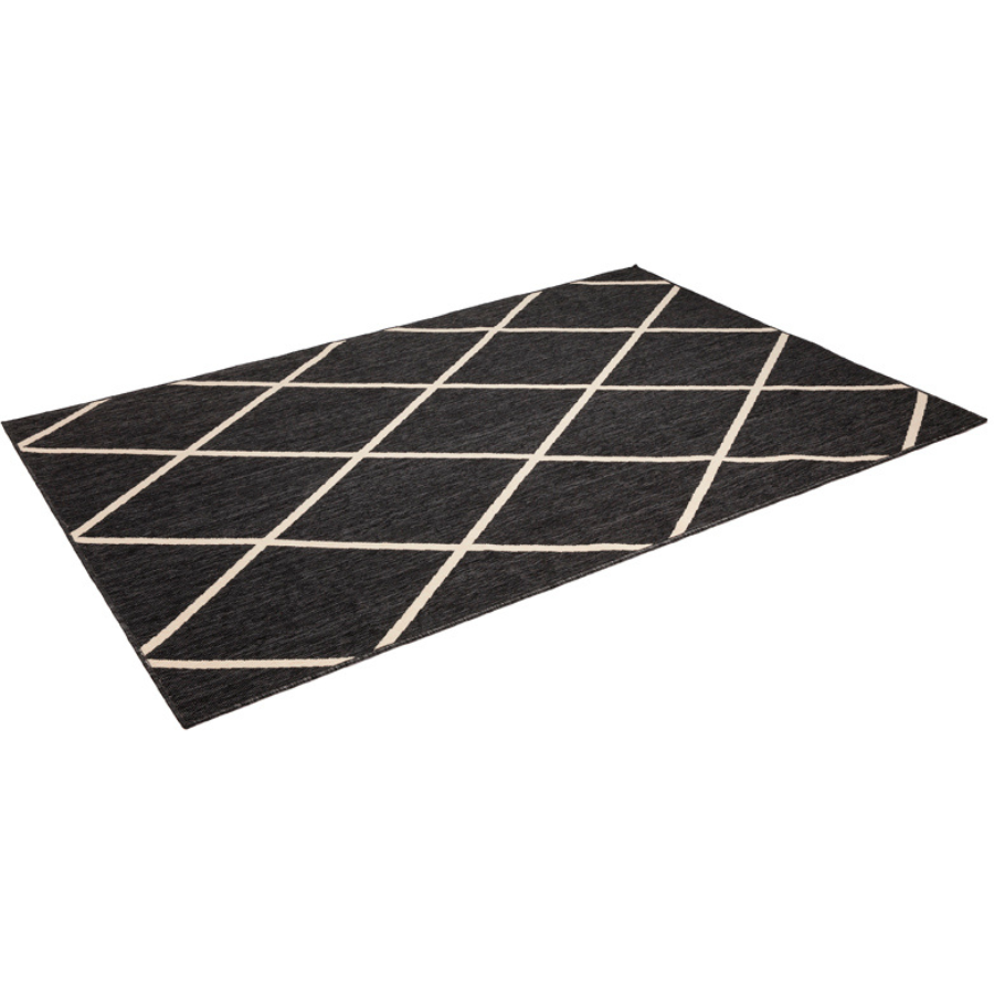 Tucson Black Outdoor Rug