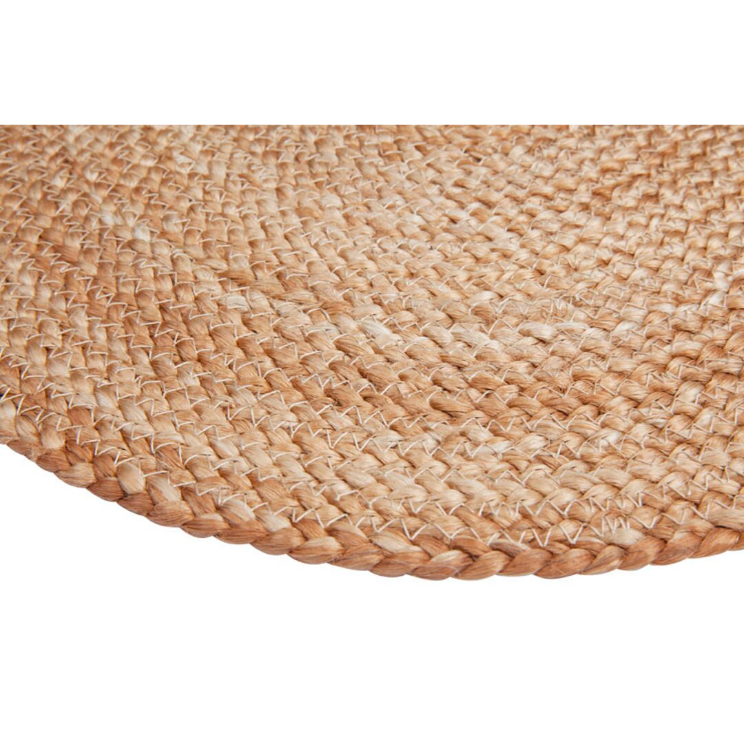 Set Of 4 Willow Handmade 35cm Jute Braided Round Placemats