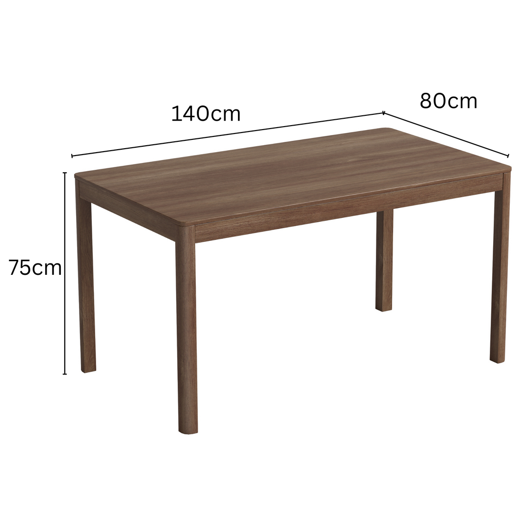 Windsor Walnut Dining Table - 140cm