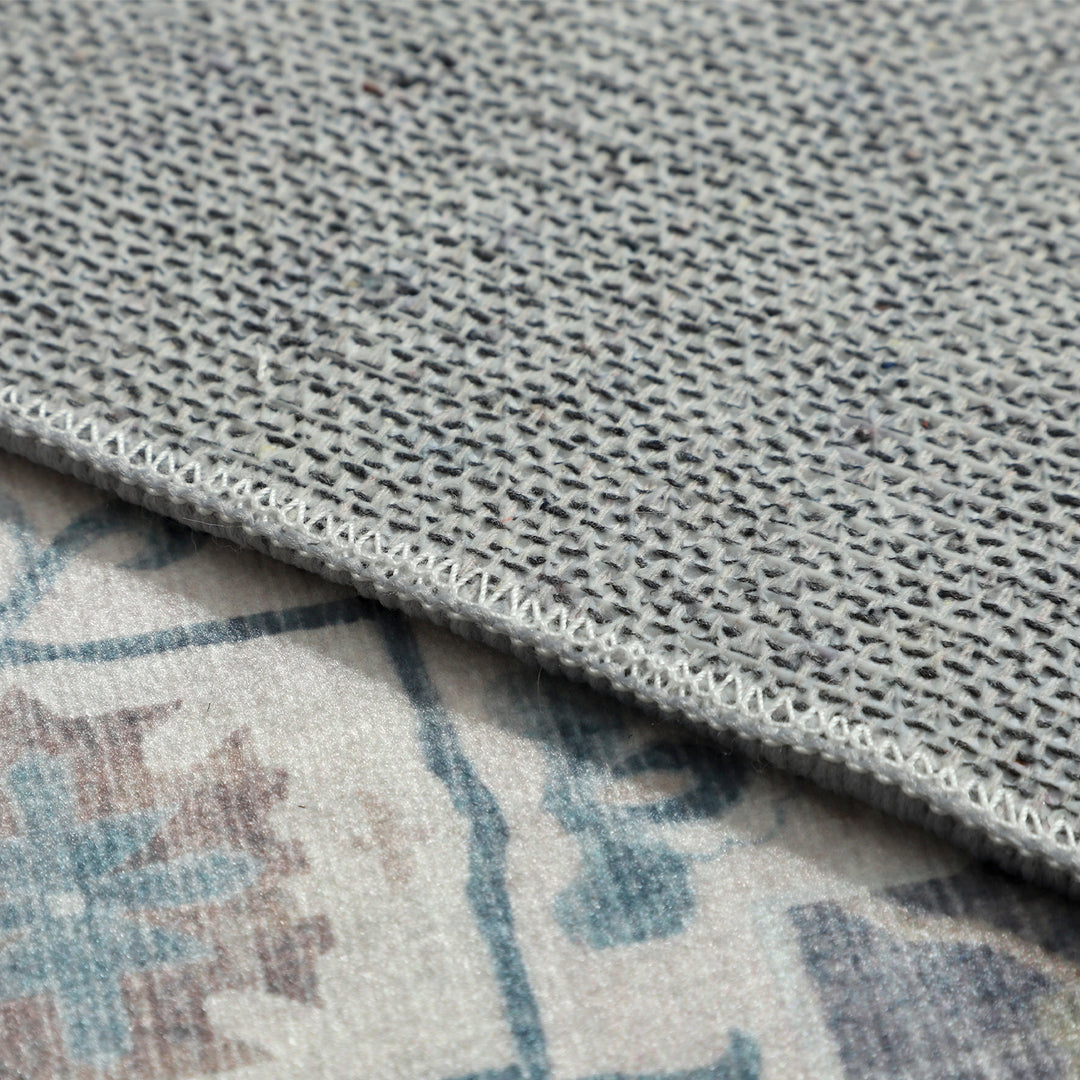 60 Cm X 180 Cm Anna Grey Machine Washable Non Slip Kitchen Mat