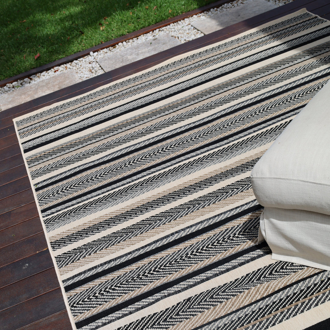 Zahra Striped Outdoor Rug