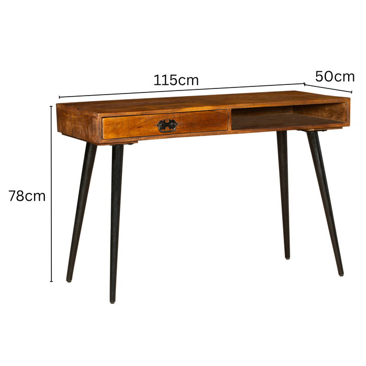 Zen 1 Drawer Mango Wood Console Table