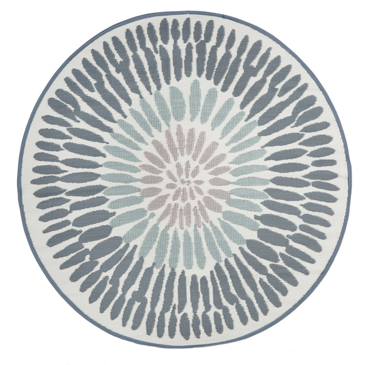 Azores Recycled Plastic Round Outdoor Rug