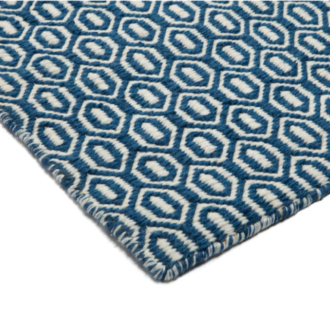 Bekal Indigo Blue Indoor Outdoor Area Rug