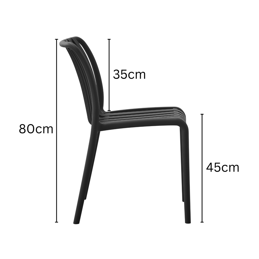 Bertioga Black Outdoor Chair - Fab Habitat , Outdoor Furniture, [product_size],