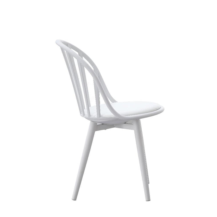 Jiri White Dining Chair - Chairs Fab Habitat