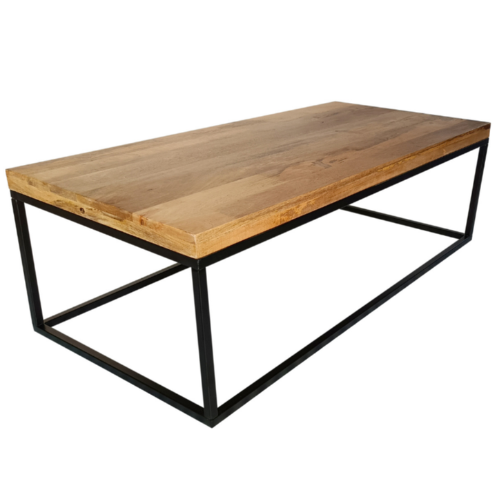 Jal Mango Wood Large Coffee Table - Coffee Tables Fab Habitat