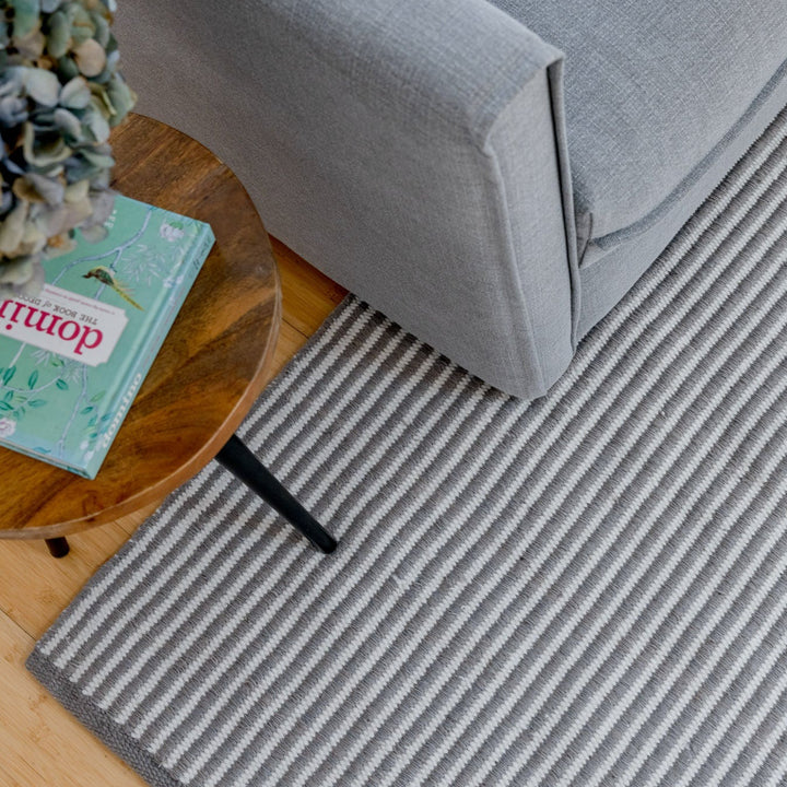 Denver Grey and Ivory Modern P.E.T Indoor Outdoor Rug