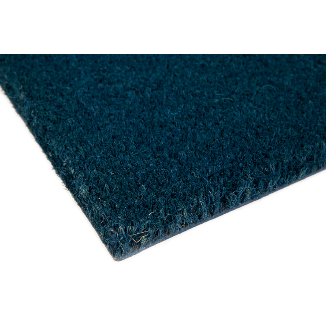 Blue Home PVC Backed Coir Doormat - Doormats Fab Habitat