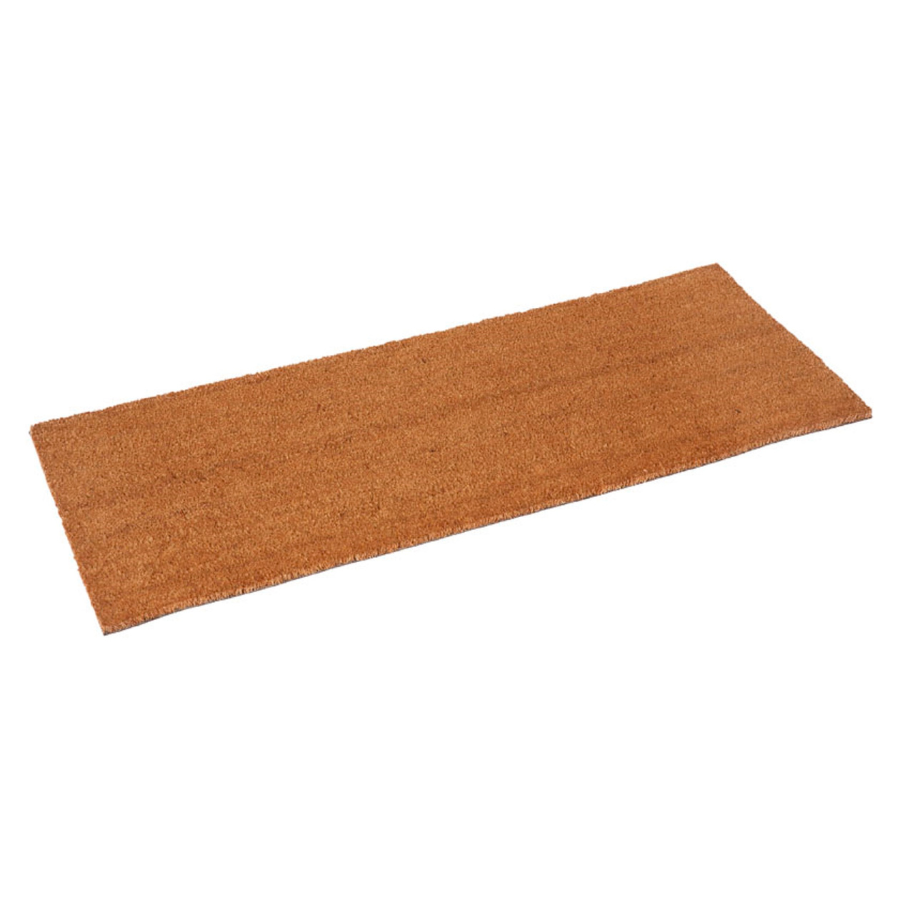 Nubra Plain Natural pvc backed Coir Doormat - Doormats Fab Habitat