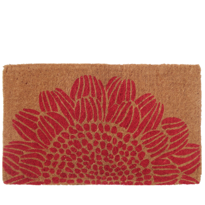 45x75 cm Blossom Floral Thick Coir Doormat - Doormats Fab Habitat