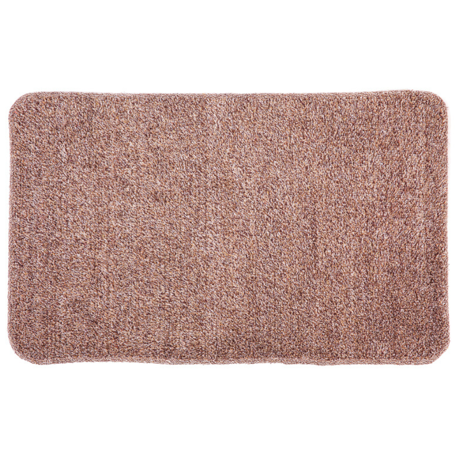 Polycot Beige Bathroom Mat - Doormats Fab Habitat