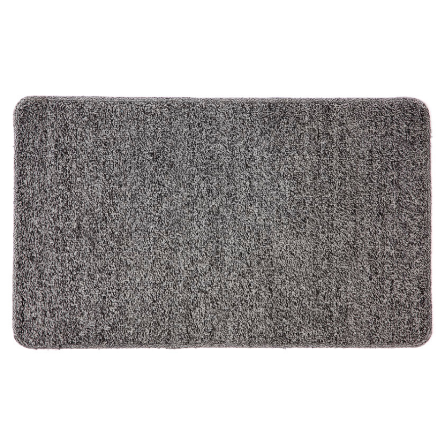 Polycot Grey Bathroom Mat - Doormats Fab Habitat