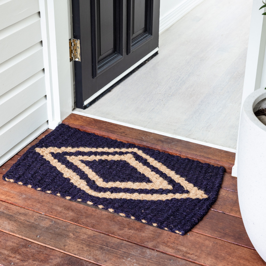 Mona knotted Coir Doormat - Doormats Fab Habitat