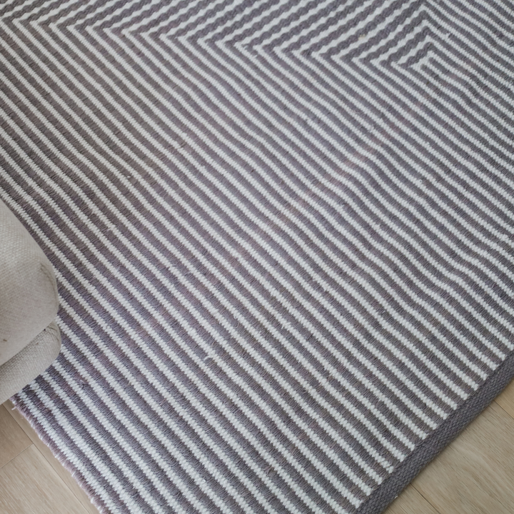 Denver Grey and Ivory Modern P.E.T Indoor Outdoor Area Rug - Outdoor Rugs Fab Habitat