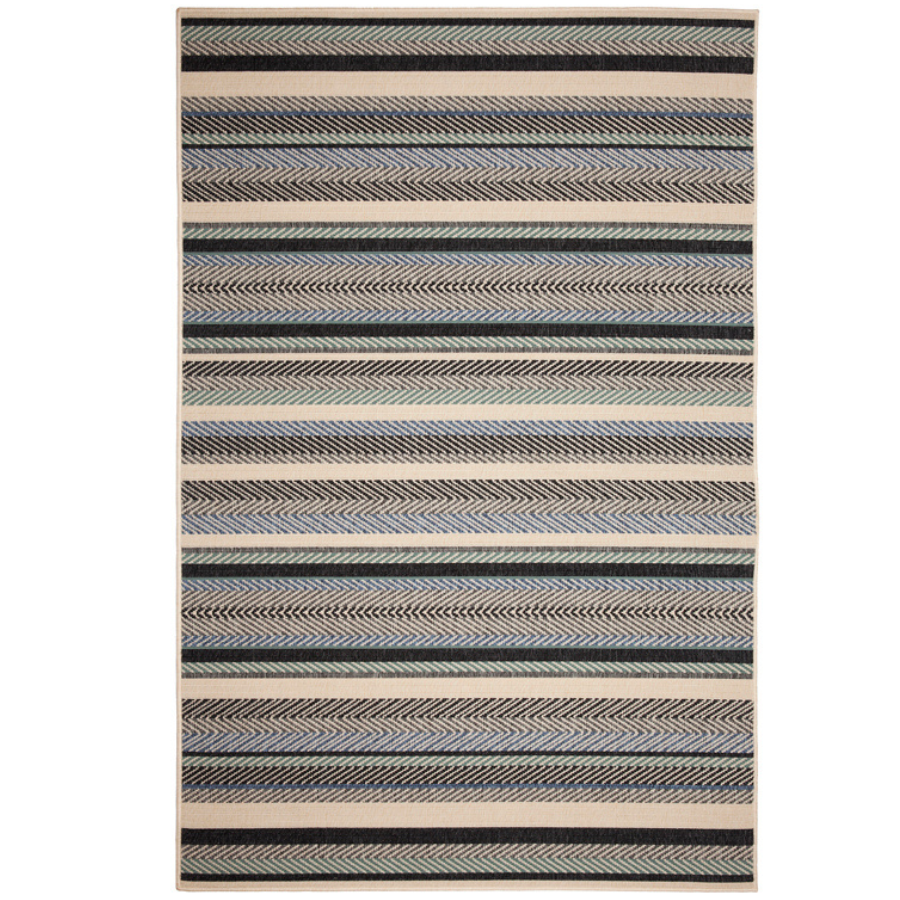 Zahra Striped Outdoor Rug - Outdoor Rugs Fab Habitat