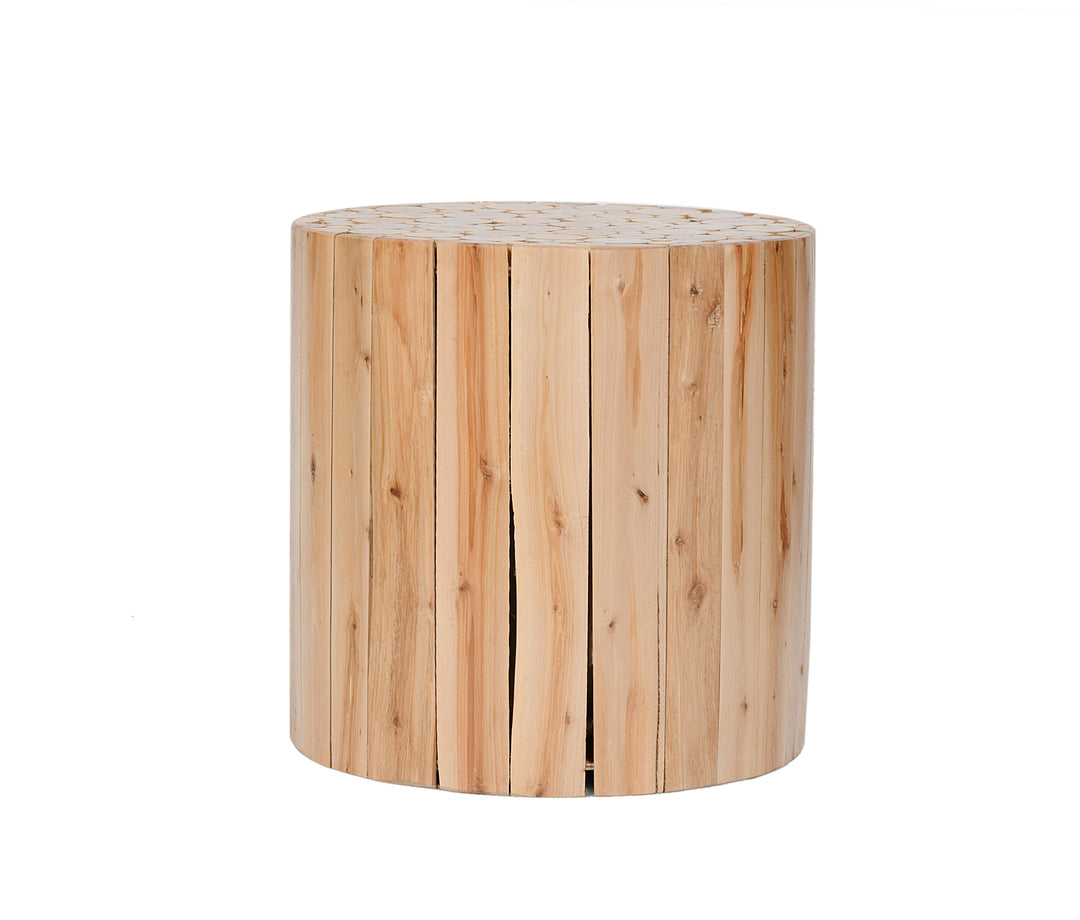 Musca Wooden Side Table - Side Tables Fab Habitat