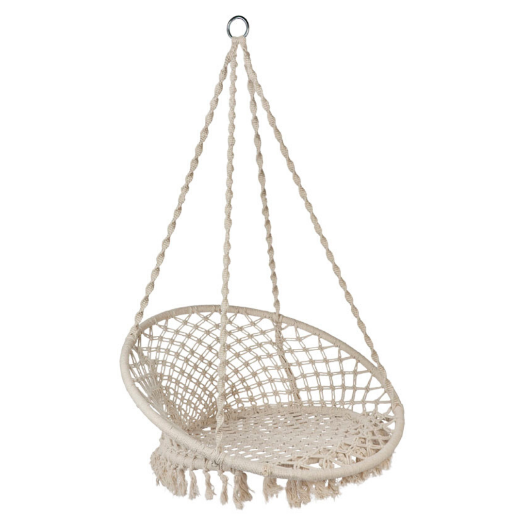 Covelong Macrame Swing - Hammocks Fab Habitat