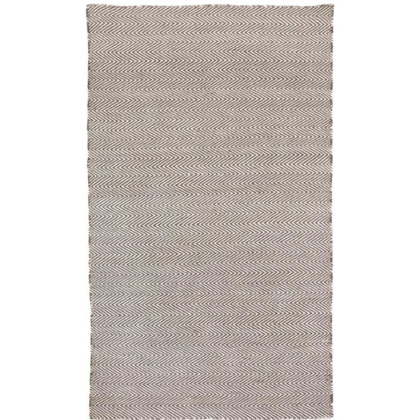 Herringbone Ash Grey Indoor Outdoor Rug