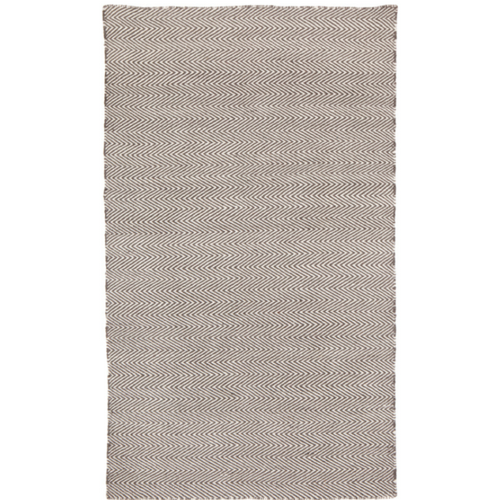 Herringbone Ash Grey Indoor Outdoor Rug