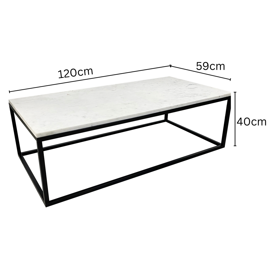 Jal Marble Top Large Coffee Table