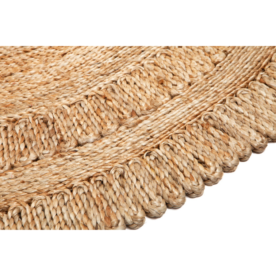 Magnolia Round Jute Rug - Jute Rug Fab Habitat